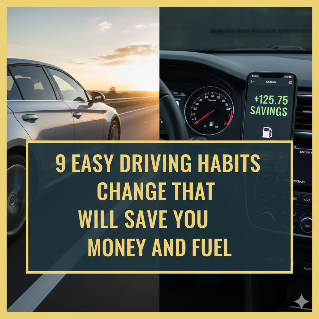 9 Easy Driving Habits Change that will Save you Money and Fuel