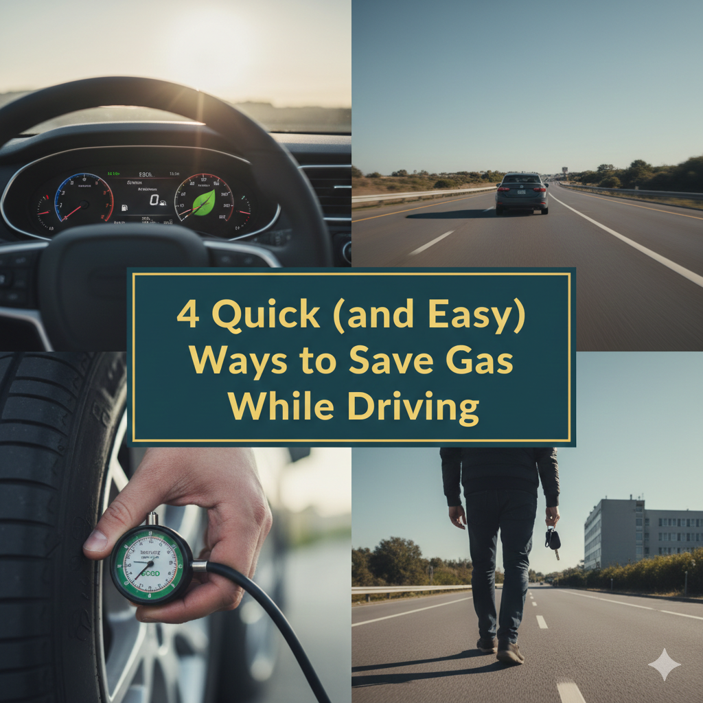 4 Quick (and Easy) Ways to Save Gas While Driving