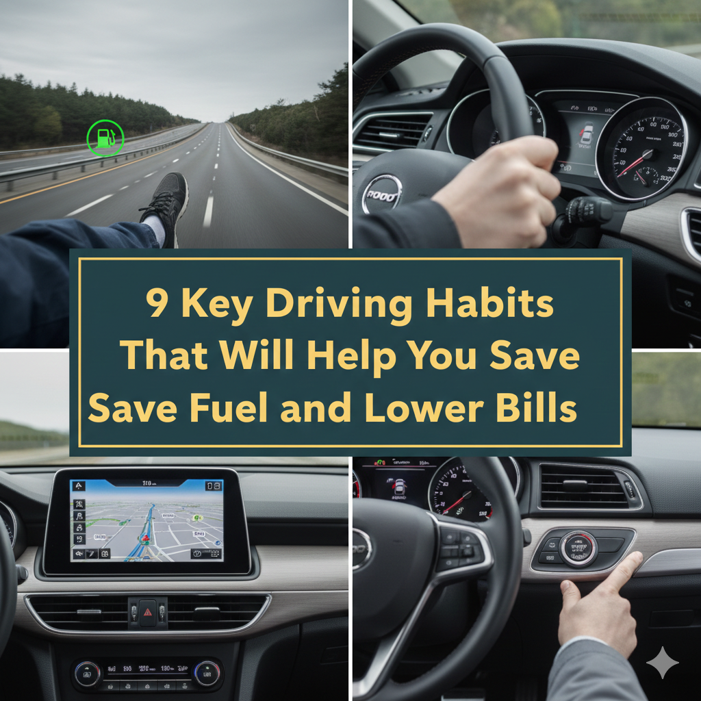 9 Key Driving Habits That Will Help You Save Fuel and Lower Bills