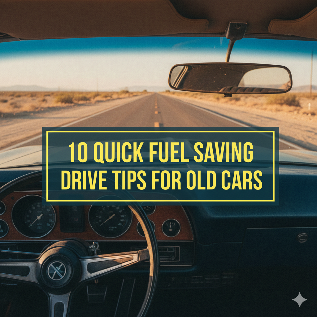 10 QUICK FUEL SAVING DRIVE TIPS FOR OLD CARS