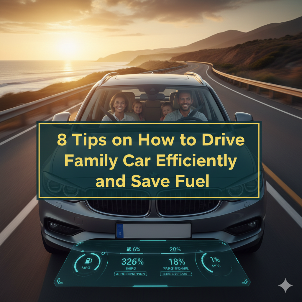 8 Tips on How to Drive a Family Car Efficiently and Save Fuel